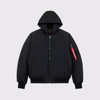 Alpha MA-1 Hooded Oxford Flight Jacket