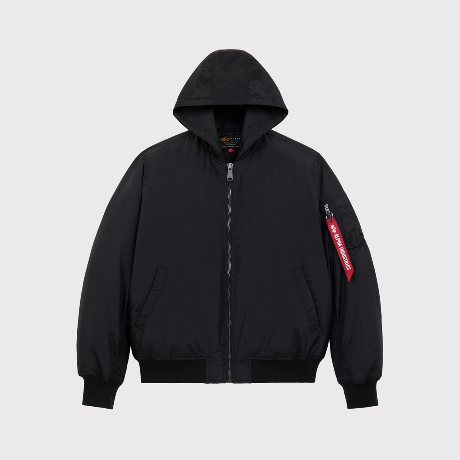 Alpha MA-1 Hooded Oxford Flight Jacket