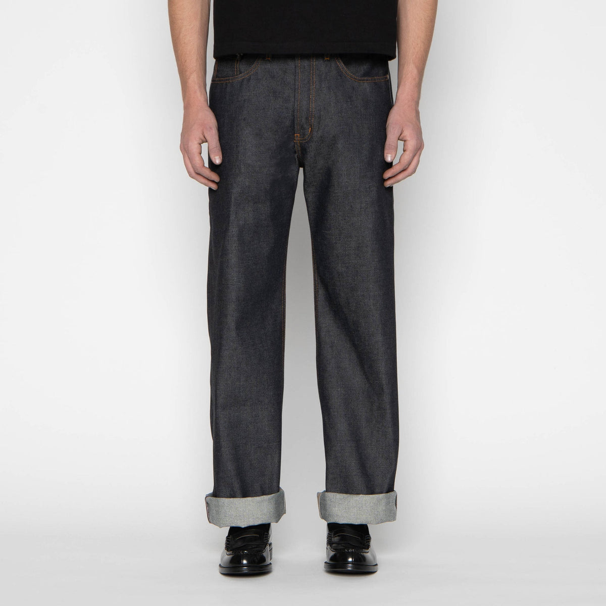 Men's Strong Guy - Dia De Los Muertos Selvedge - Bat - Indigo
