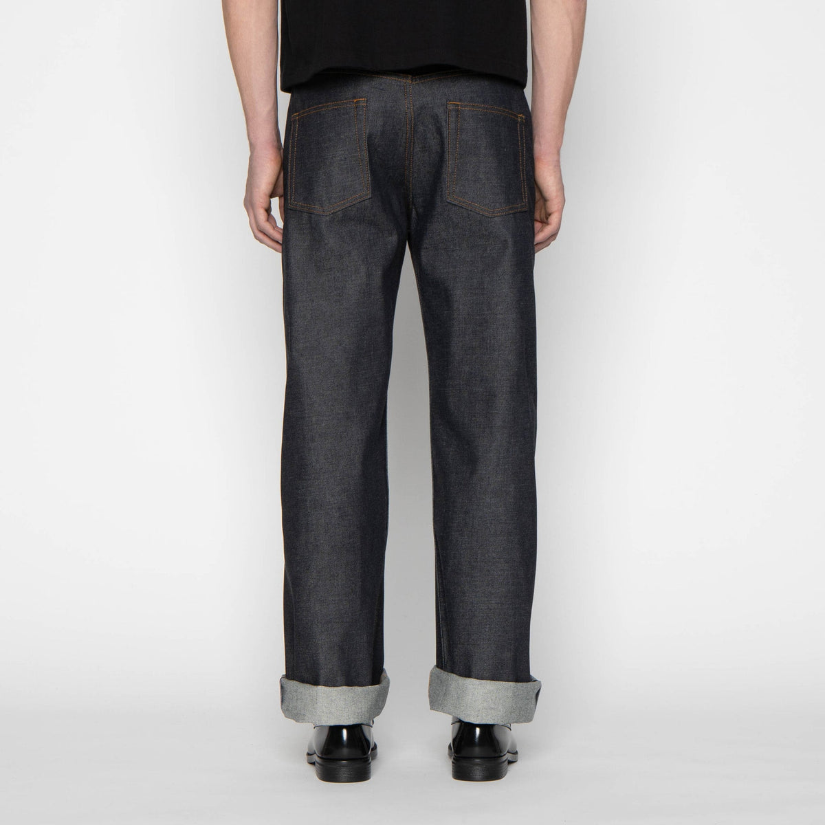 Men's Strong Guy - Dia De Los Muertos Selvedge - Bat - Indigo