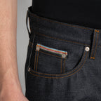 Men's Strong Guy - Dia De Los Muertos Selvedge - Bat - Indigo
