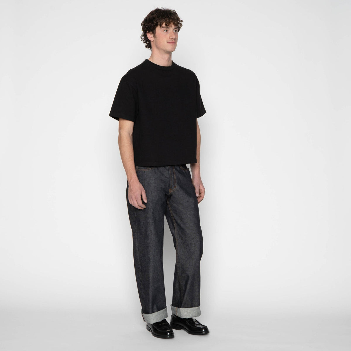 Men's Strong Guy - Dia De Los Muertos Selvedge - Bat - Indigo