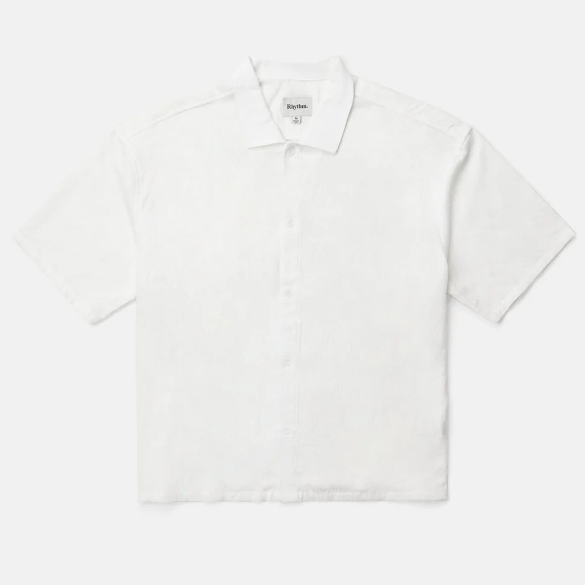 Rhythm Men's Leads Relaxed Check Short Sleeve Shirt