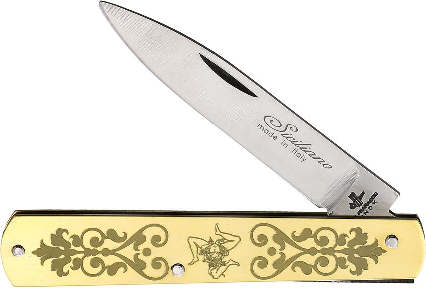 Fraraccio Sfilato Trinacria Rose Brass Handle