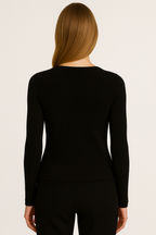 Alie U-Neck Rib Longsleeve