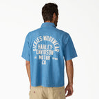 Dickies Harley Davidson Chambray Short Sleeve Work Shirt