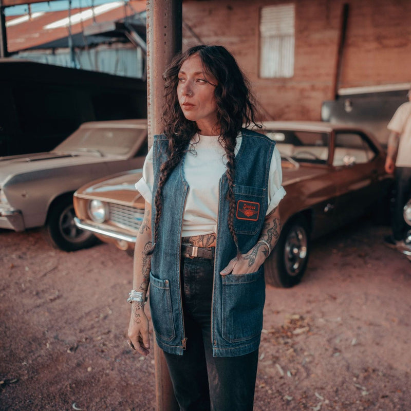 Dickies Harley Davidson Denim Vest