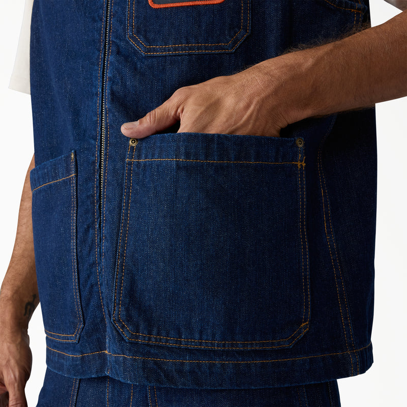 Dickies Harley Davidson Denim Vest