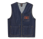 Dickies Harley Davidson Denim Vest