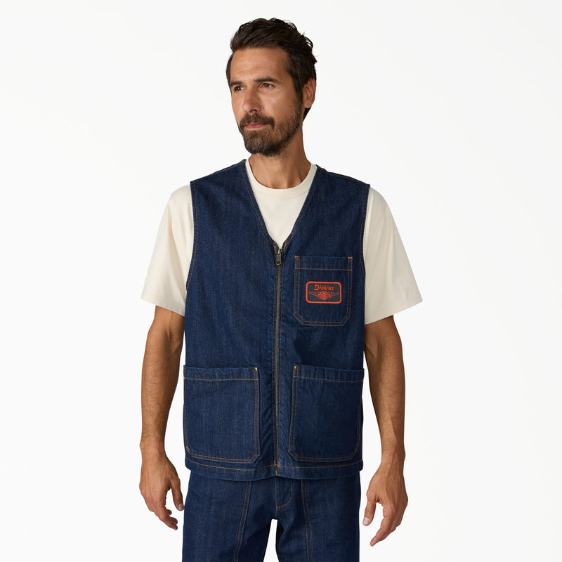 Dickies Harley Davidson Denim Vest