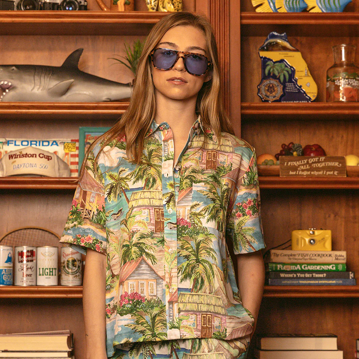 Getaway Crop Buttonup