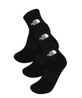 Multisport Cush Quarter Sock-3 Pack - TNF Black