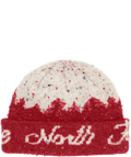 Cabin Mountainscape Beanie - Elevation Red / White Dune