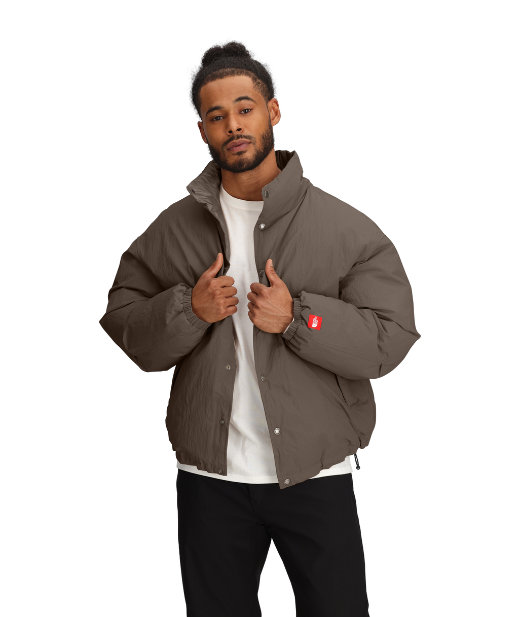 Men's TNF™ Red Box Down Jacket - Smokey Brown