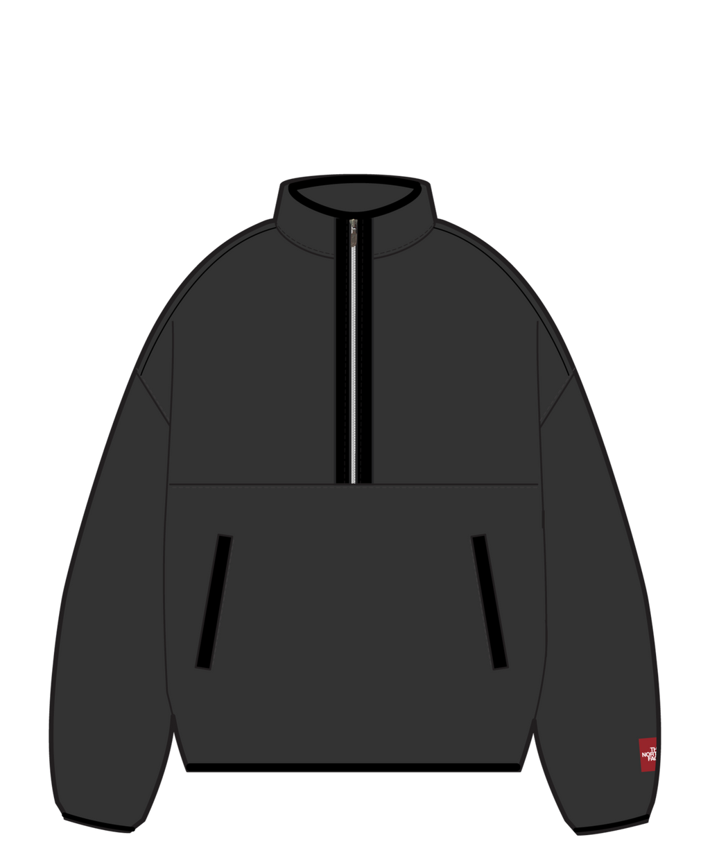 Men's TNF™ Red Box ½ Zip Fleece - Obsidian