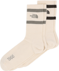 Everyday Crew Heritage Stripe Sock-2 Pack - Raw Undyed / Dark Chestnut / Stone Slab