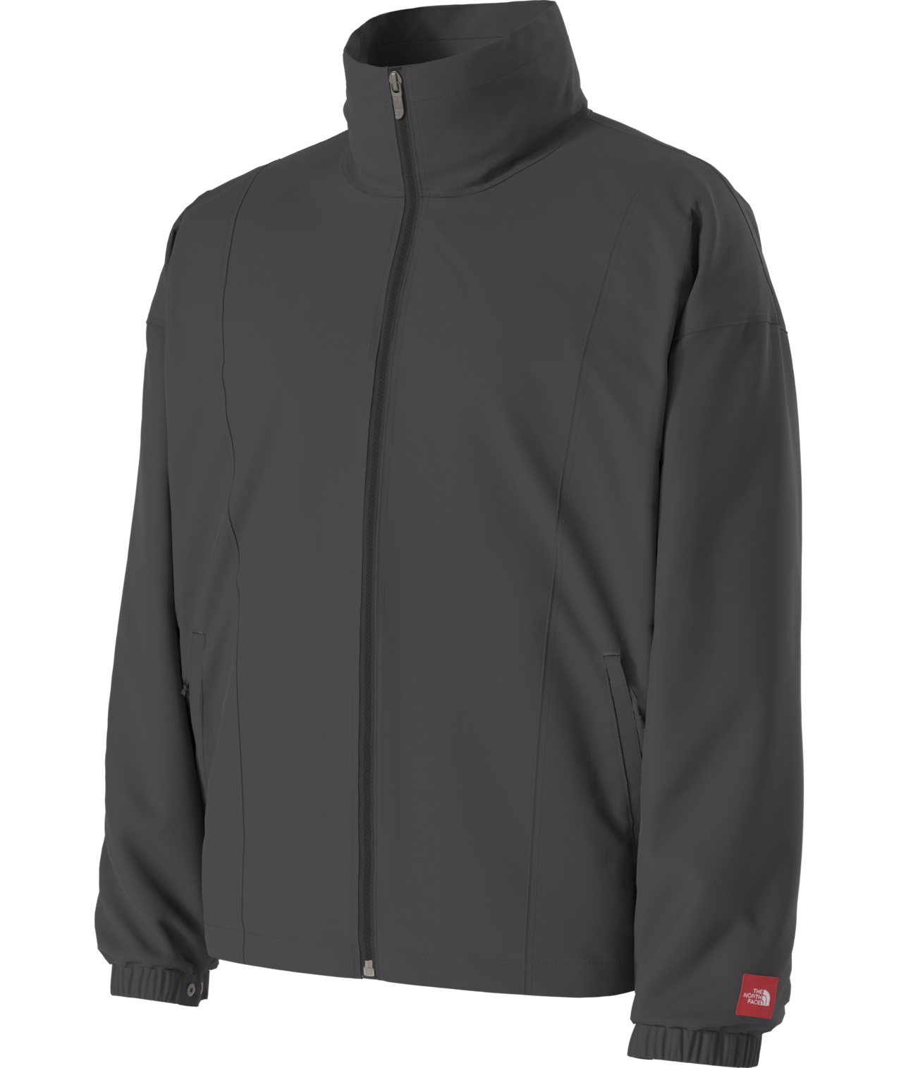 Men's TNF™ Red Box Nylon Fleece-Lined Jacket - Obsidian