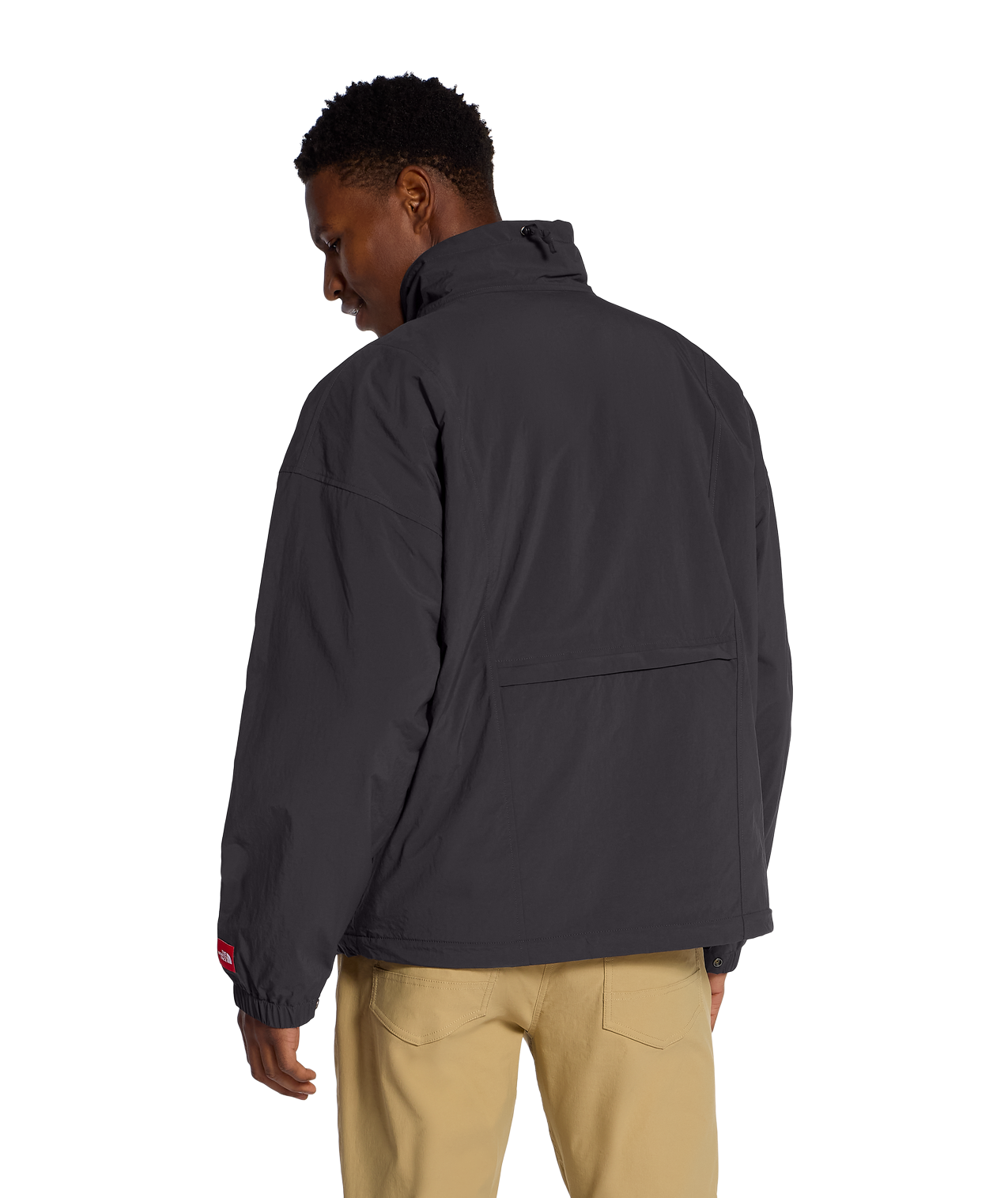 Men's TNF™ Red Box Nylon Fleece-Lined Jacket - Obsidian