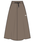 Women's Pinecrest Belted Skirt - Garnet