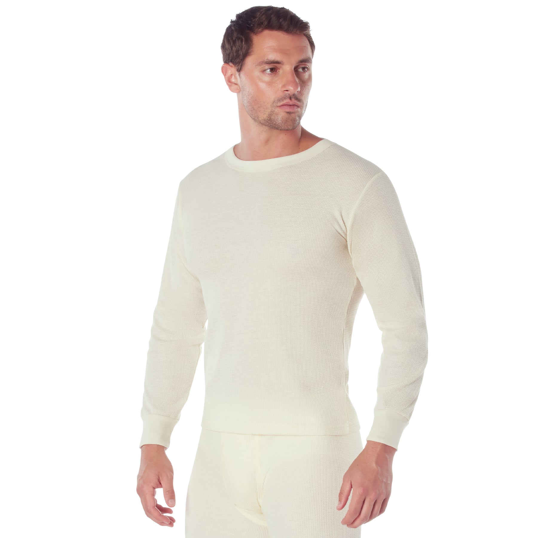 Rothco Waffle Knit Thermal Top - Natural