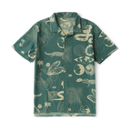 Men's Roark Bless Up Trail Slate Green Button Down SS