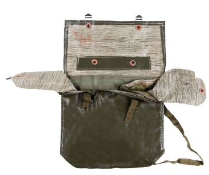CZECH OD RUBBER COMBAT PACK W/STRAP- SURPLUS
