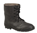 French Black Rubber Cold Weather Boots - Used