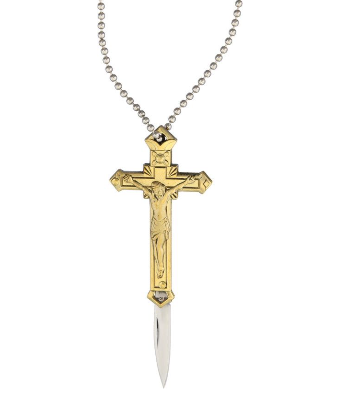 Brass Cross Knife