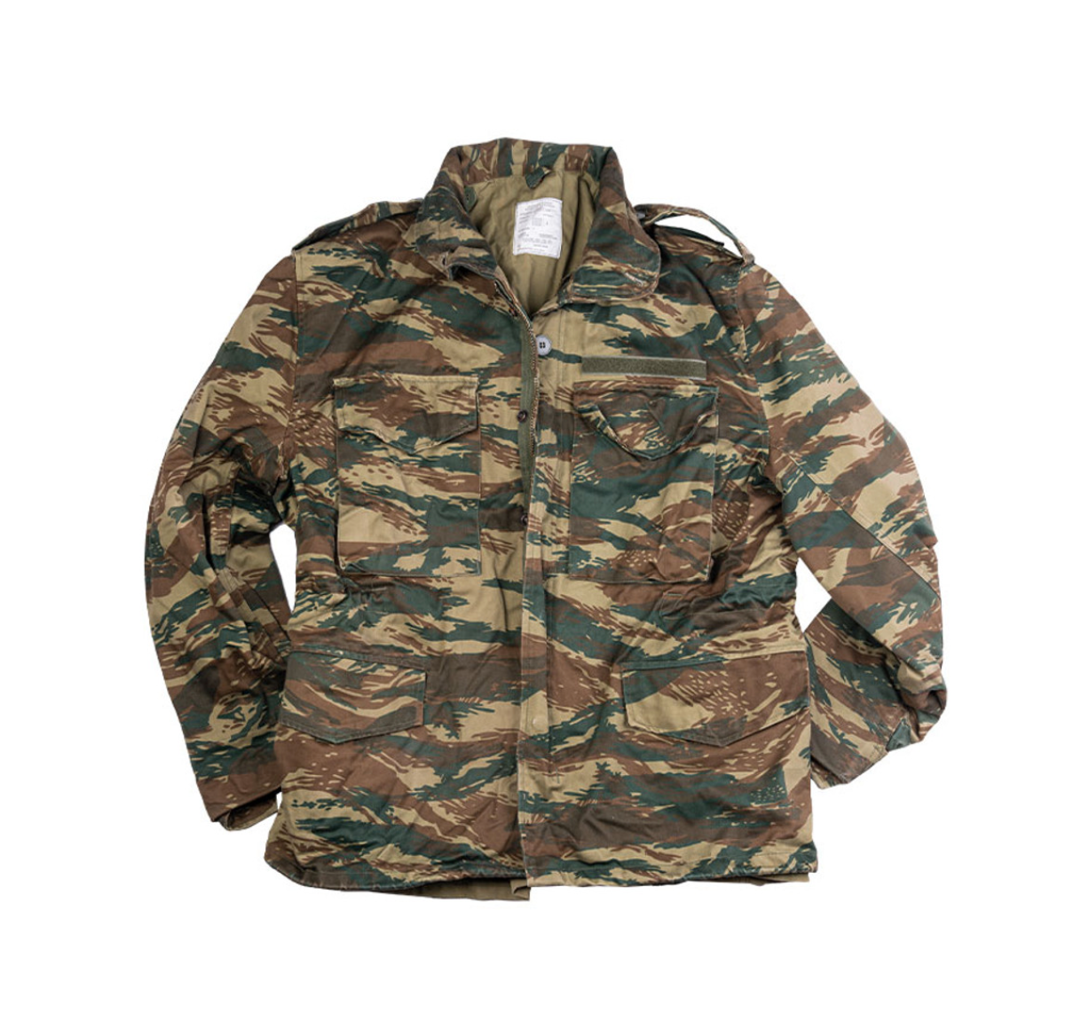 Greek M65 Lizard Camo Field Jacket