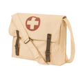 Vintage Medic Canvas Bag With Cross