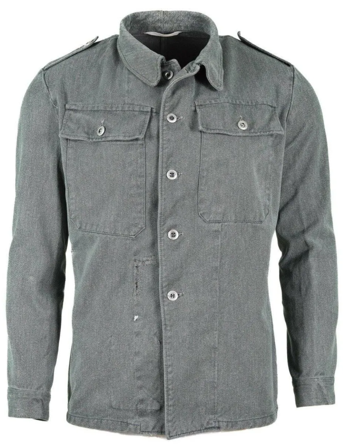 Swiss Grey Denim Work Jacket