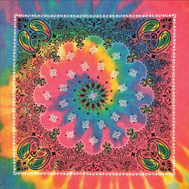 TIE DYE BANDANNA 22