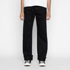 Wide Fit 14.5oz Slubby Black Selvedge - Black