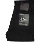 Relaxed Straight 14.5oz Slubby Black Selvedge - Black