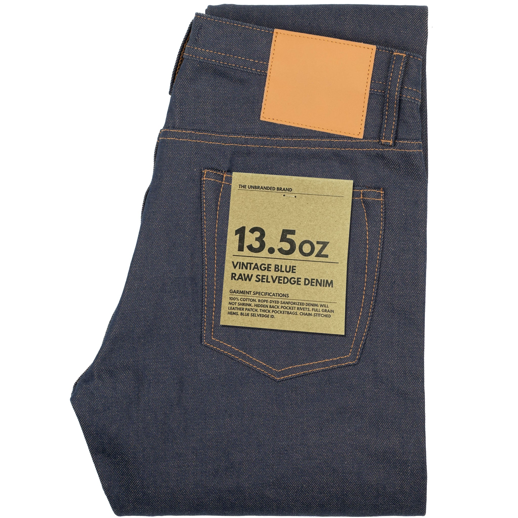 Relaxed Straight Fit - Vintage Blue Selvedge
