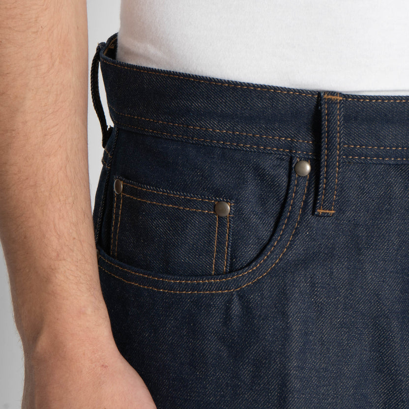 Relaxed Straight Fit - Vintage Blue Selvedge