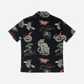 Art Of War Animal Motif Short Sleeve Shirt