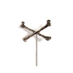 Bones Crossed Bones Pin