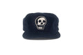 The Skull Navy Snapback Cap