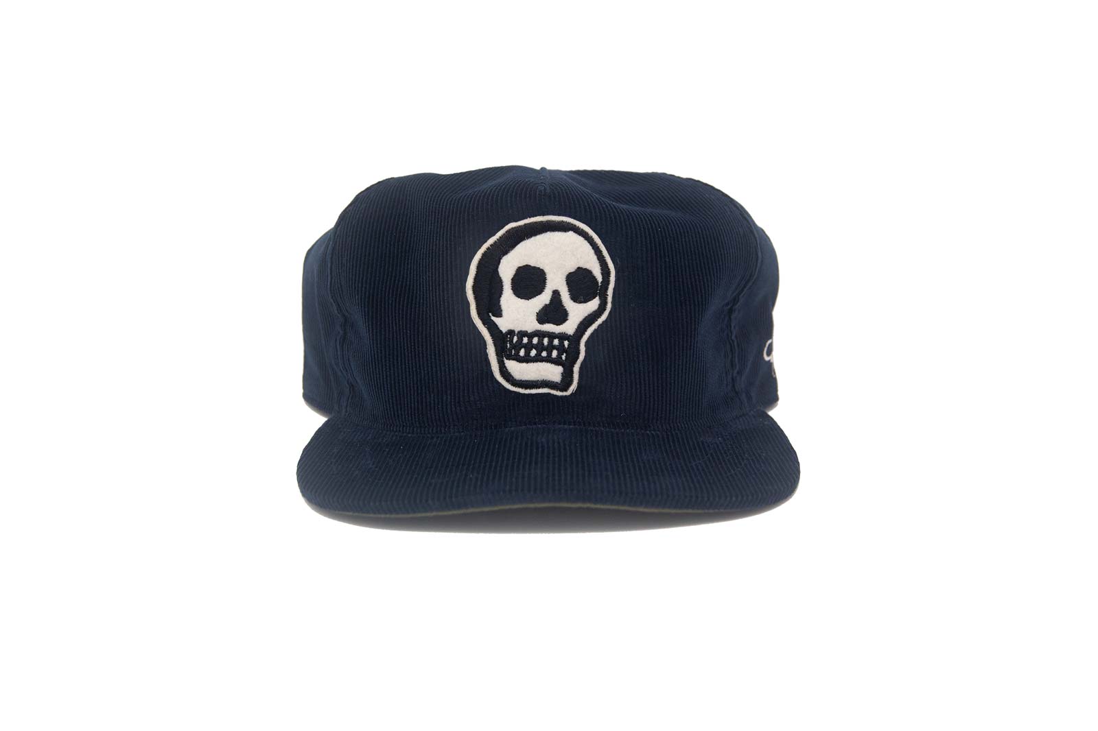 The Skull Navy Snapback Cap