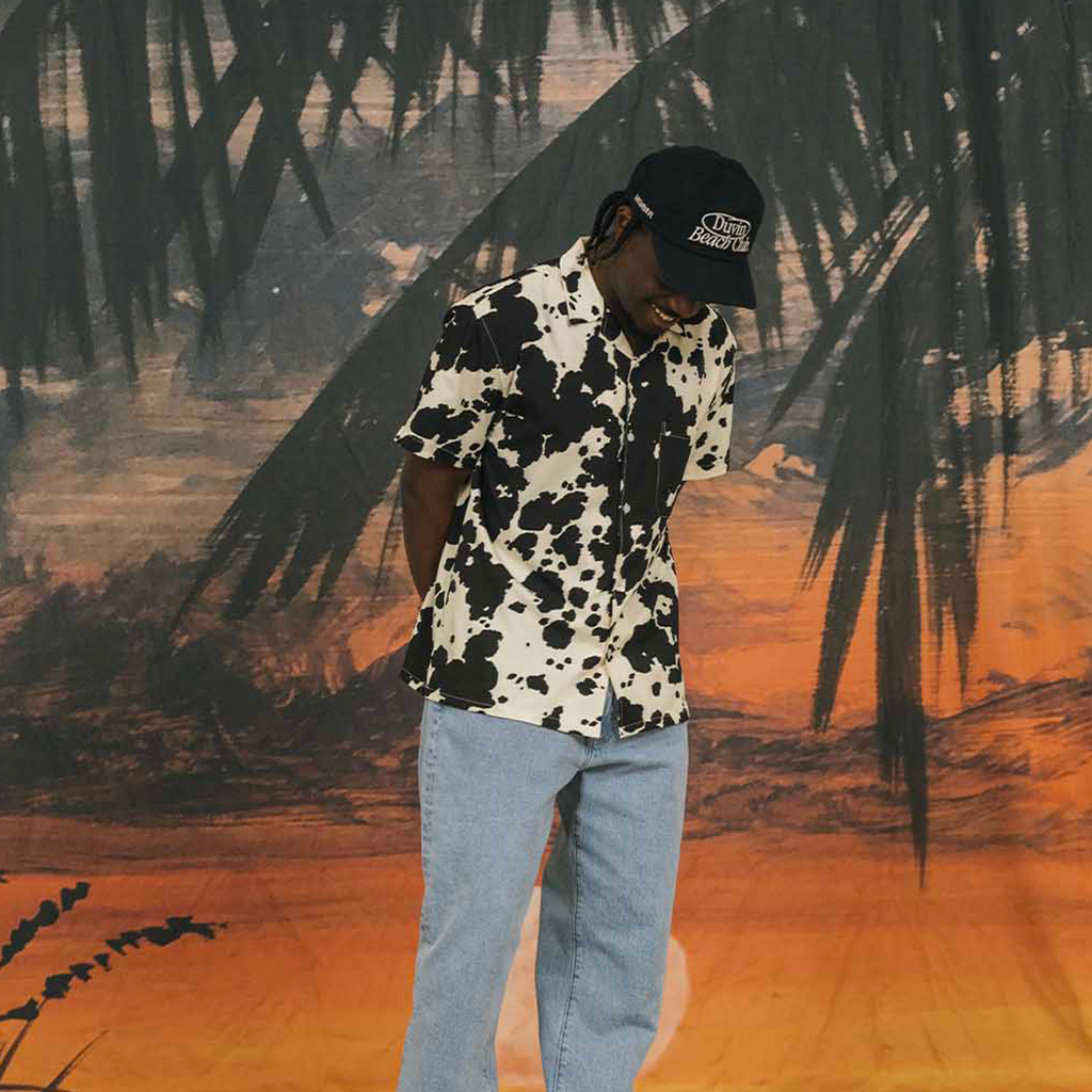 Cow Leisure Stretch Buttonup
