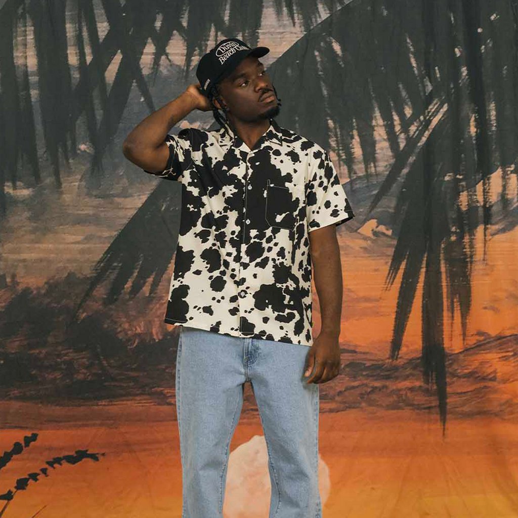 Cow Leisure Stretch Buttonup