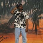 Cow Leisure Stretch Buttonup