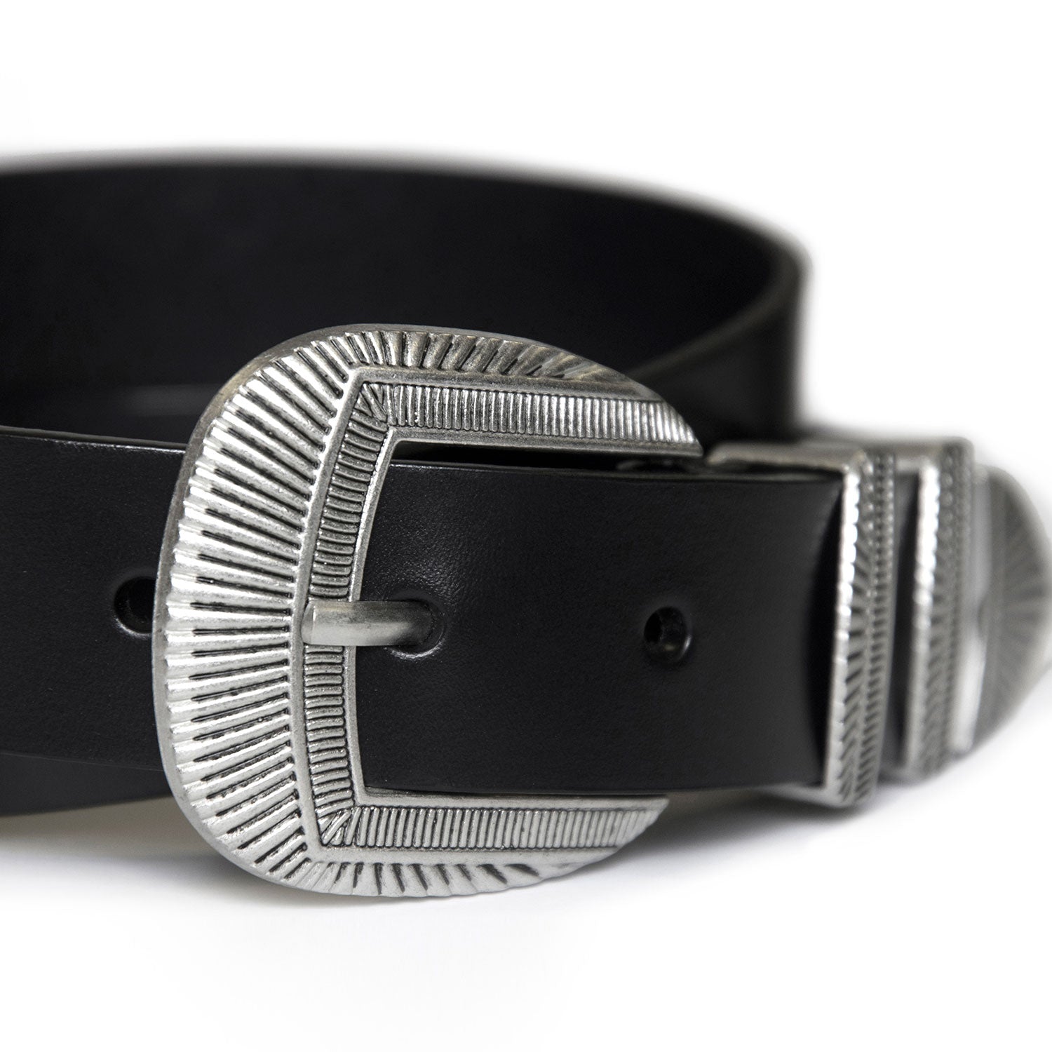 Women's Dutch Belt - Black Leather – Belmont Army