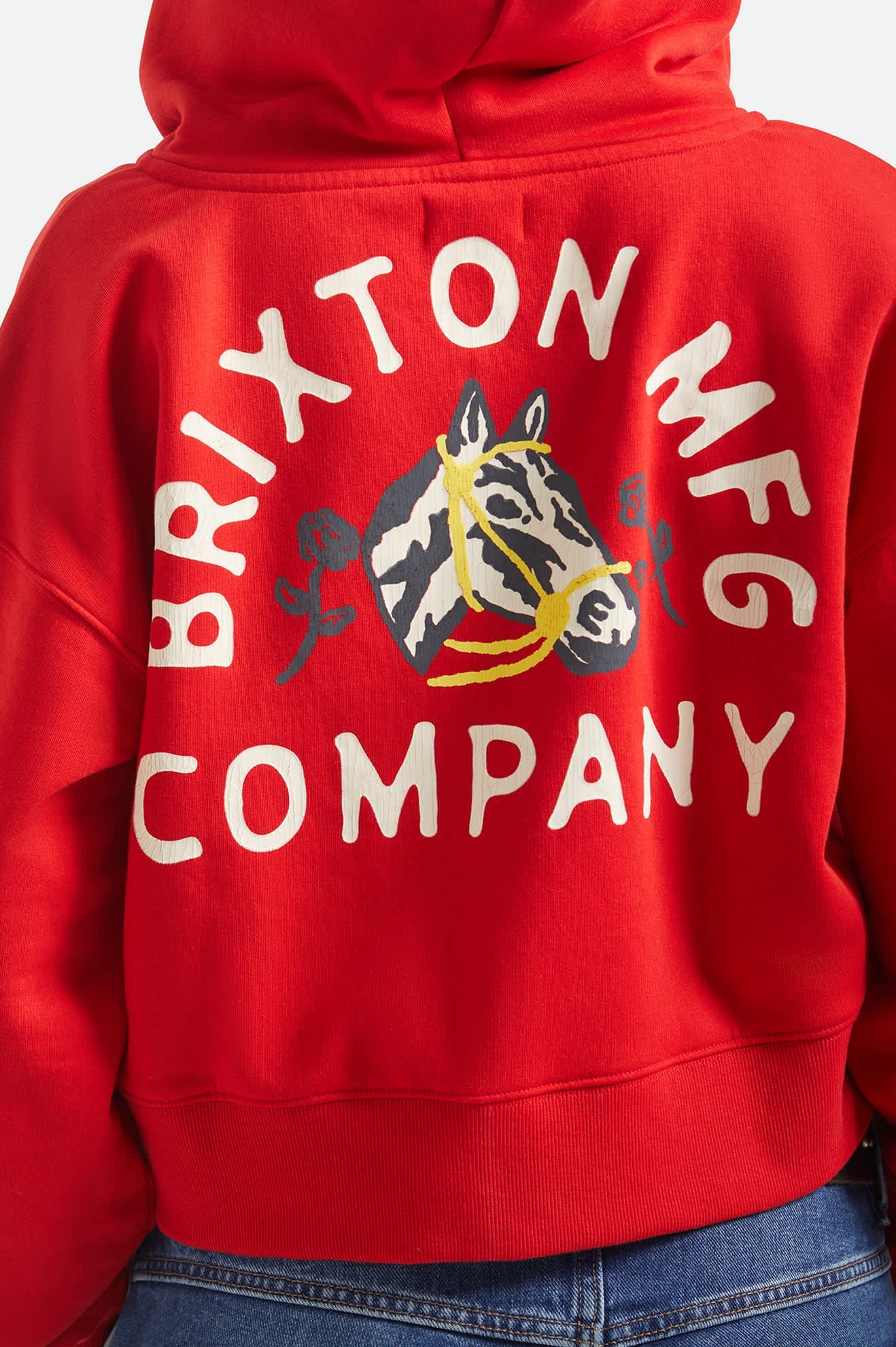 Brixton Women's Trophy Horse Cropped Zip Hoodie