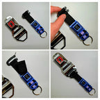 Chrome Mini Buckle Key Chain