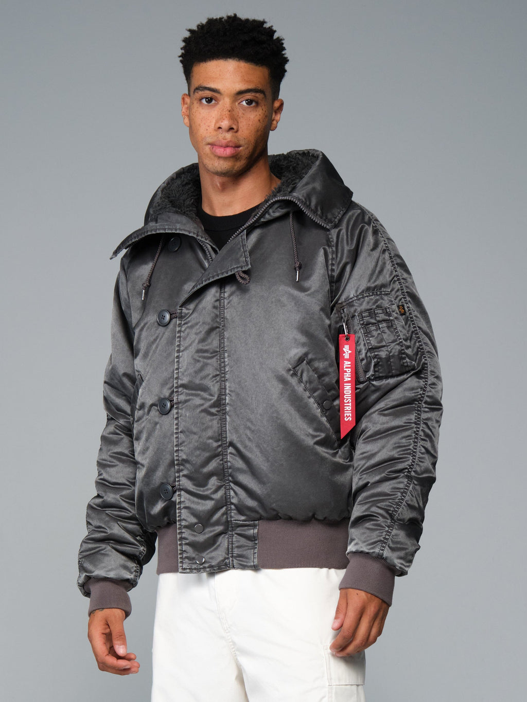 Alpha N-2B Battlewash Parka - Black