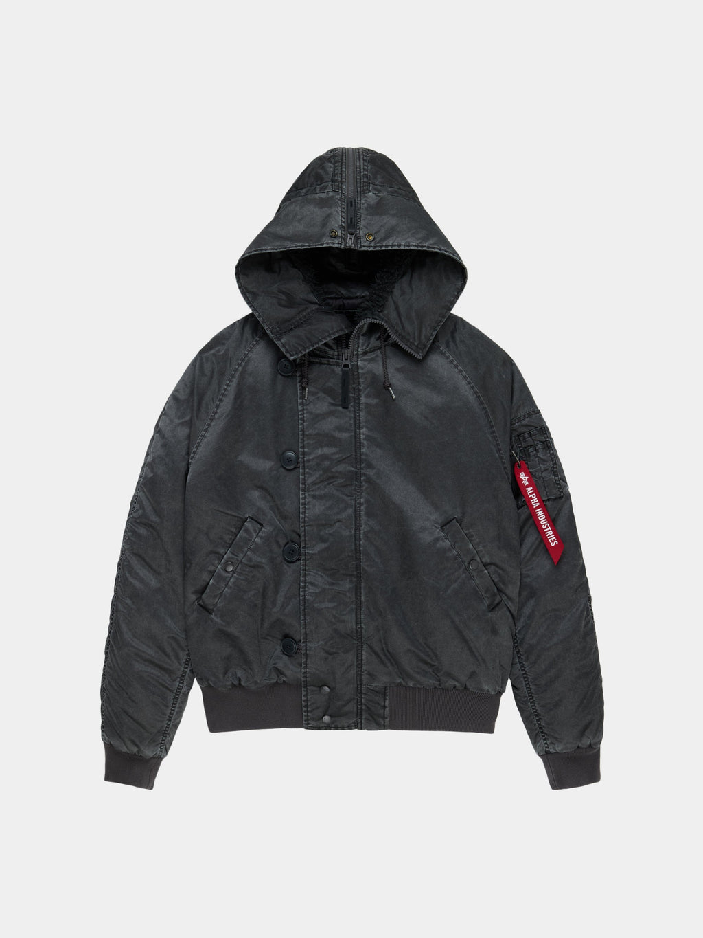 Alpha N-2B Battlewash Parka - Black