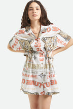 Brixton Women's The Cinch Button Down Short Sleeve Dress