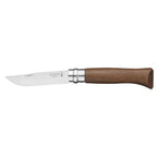 Opinel No.08 Stainless Steel Folding Knife - Walnut